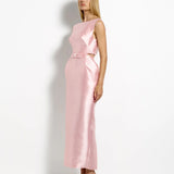 EFFIE KATS (blush pink) Jackie midi