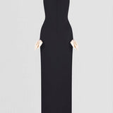 ATOIR (black/white) Jana high split with bows