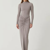 EFFIE KATS (ash grey) Kayson long sleeve skirt set
