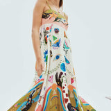 ALEMAIS (multicolor) Evergreen animal singlet sundress maxi