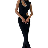 IVONA SKELO (black) Vivia diamonte gown