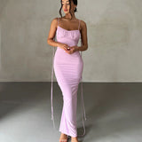 MELANI THE LABEL (baby pink) Zahara backless