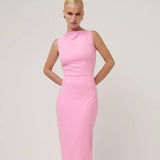 EFFIE KATS (pink) Verona high neck gown