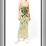 DION LEE (green) Gathered Link cut out dress