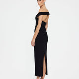 EFFIE KATS (black) Malena strapless midi