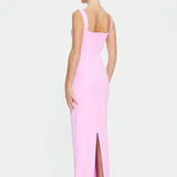 EFFIE KATS (pink) Marbella square neck gown