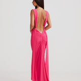 MELANI THE LABEL (pink) Izabella Backless Dress