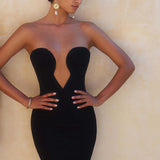 NOOKIE (black/mesh) Minx gown