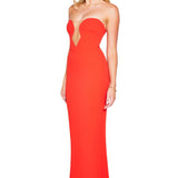 NOOKIE (red/mesh) Minx gown
