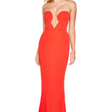 NOOKIE (red/mesh) Minx gown