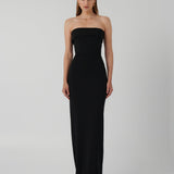 EFFIE KATS (black) MONROE GOWN strapless maxi