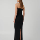 EFFIE KATS (black) MONROE GOWN strapless maxi