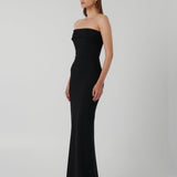 EFFIE KATS (black) MONROE GOWN strapless maxi