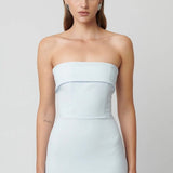 EFFIE KATS (blue) MONROE GOWN strapless maxi