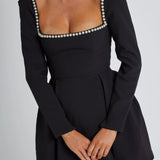 ODD MUSE (black/pearl) ultimate muse pearl long sleeve mini