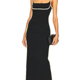 PARIS GEORGIA (black) Florian yellow outline maxi