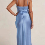BEC AND BRIDGE (blue) Julieta silk maxi