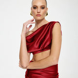 EFFIE KATS (red) Perez silk set