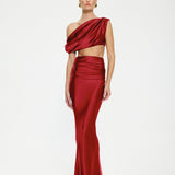 EFFIE KATS (red) Perez silk set