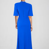 ATOIR (electric blue) Raya tshirt high leg split gown