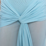 EFFIE KATS (blue) Roza mesh maxi