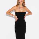 EFFIE KATS (black) Sierra strapless gown