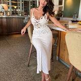 CULT GAIA (white) Nalda crochet dress
