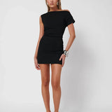 EFFIE KATS (black) Shenise off shoulder mini