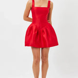 BIANCA AND BRIDGETT (red) Alba a-line mini