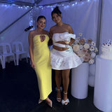 SONYA (yellow) Vincenza Stone Midi
