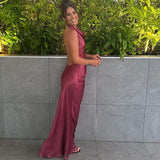 ARCINA (Rose) Gaia High Neck Maxi