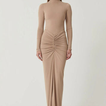 EFFIE KATS (tan) Kayson skirt set
