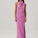 MISHA (pink) Constantina high neck gown
