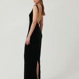 EFFIE KATS (black) Verona high neck gown