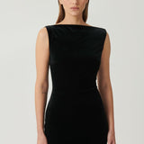 EFFIE KATS (black) Verona high neck gown