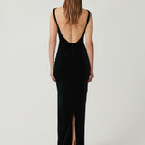 EFFIE KATS (black) Verona high neck gown