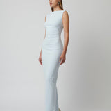 EFFIE KATS (baby blue) Verona high neck gown