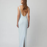 EFFIE KATS (baby blue) Verona high neck gown