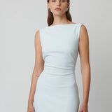 EFFIE KATS (baby blue) Verona high neck gown